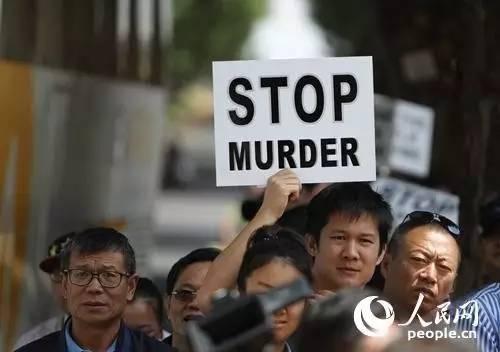 2015年12月，南非華僑華人舉行“停止犯罪”大游行