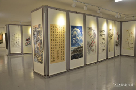 部分作品展。(澳洲聚澳國際傳媒集團(tuán) 資料圖)