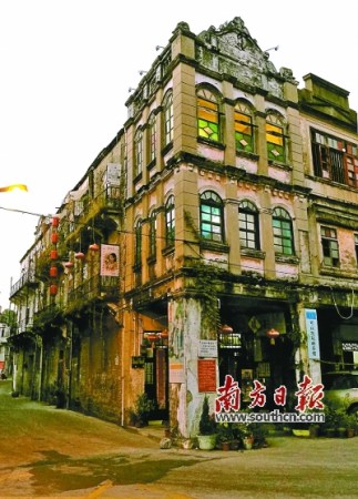 中西文化的交匯碰撞，體現(xiàn)在充滿西洋元素的建筑風(fēng)格上 全澤超 攝
