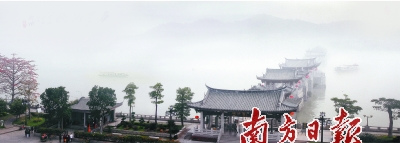 中國四大古橋之一——潮州廣濟橋。謝達虹 攝