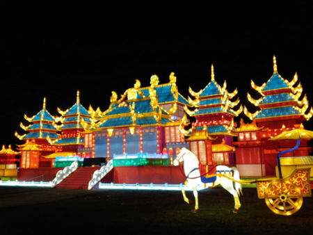 2017年倫敦奇幻彩燈節(jié)絲路主題彩燈 2017年倫敦奇幻彩燈節(jié)絲路主題彩燈