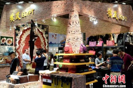 精致的埃及展館?！⊥鯑|明 攝