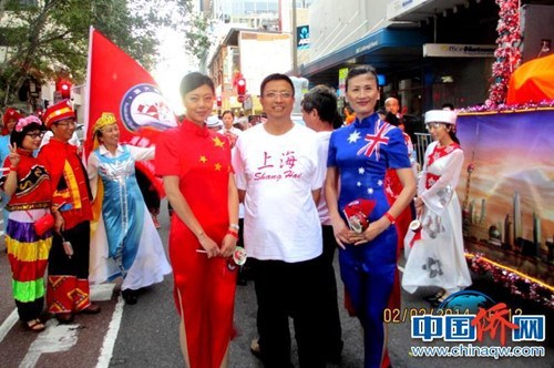 2014年，澳大利亞上海同鄉(xiāng)會(huì)組織方陣參與悉尼中國(guó)新年大游行。