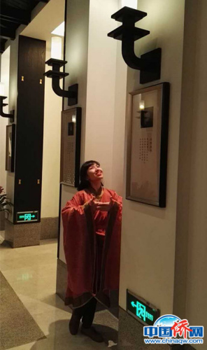 在西安身著漢服了解古都長(zhǎng)安歷史。(圖片均由作者提供)
