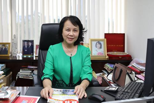 香港《鏡報》執(zhí)行社長徐新英。謝光磊 攝