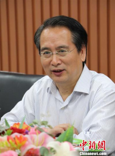 圖為：譚天星寄語<a target='_blank' >中新社</a>浙江分社的采編隊(duì)伍?！⊥鮿?攝
