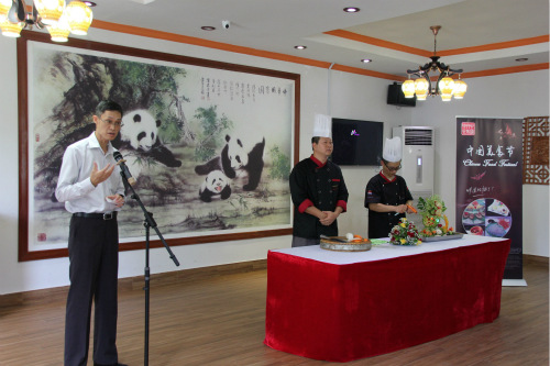 中國駐坦使館文化參贊兼中國文化中心主任高煒致歡迎辭。