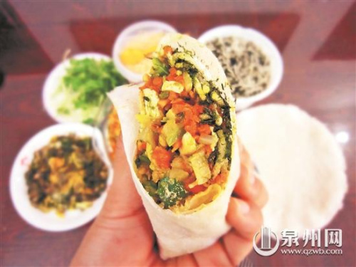 泉州有些地方冬至也吃潤(rùn)餅菜 泉州有些地方冬至也吃潤(rùn)餅菜