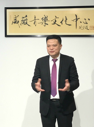 法國華僑華人會主席任俐敏表示，中法關(guān)系發(fā)展迎來新機(jī)遇。(圖片來源：本文圖片除注明外均由歐洲時(shí)報(bào)記者孔帆 攝)