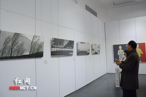 展覽現(xiàn)場。 