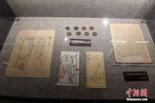 博物館中的僑批藏品。來源 <a target='_blank'  >中新網(wǎng)</a>