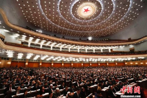 　　資料圖：3月8日，全國政協(xié)十三屆一次會(huì)議在北京舉行第二次全體會(huì)議。 <a target='_blank' >中新社</a>記者 杜洋 攝