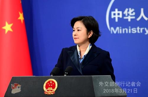 外交部發(fā)言人華春瑩。圖片來(lái)源：外交部網(wǎng)站。