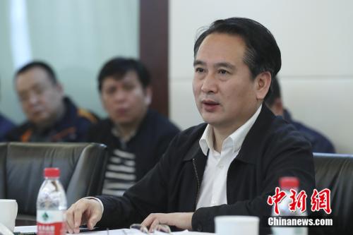 30日，中國新聞社舉行黨委理論學習中心組擴大會議，國僑辦副主任譚天星出席會議并講話 <a target='_blank' >中新社</a>記者 盛佳鵬 攝