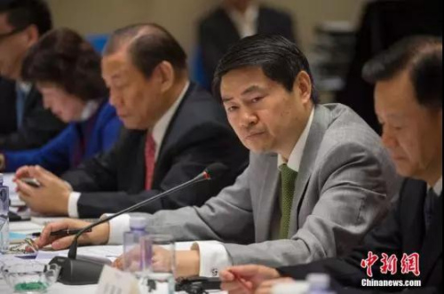 資料圖：中國與全球化智庫(CCG)創(chuàng)始人王輝耀。<a target='_blank' >中新社</a>記者 駱云飛 攝