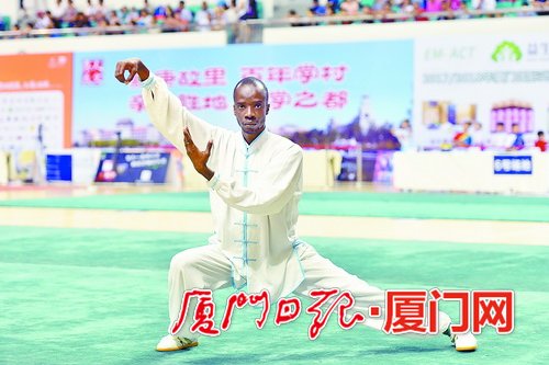 太極在比賽中。（陳輕松 攝）