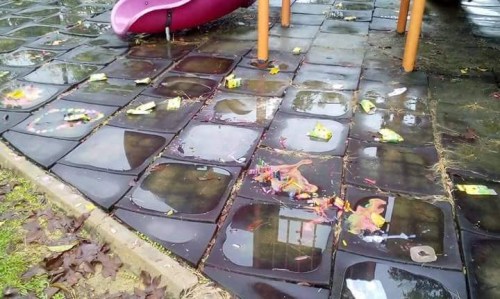 往往因公民意識薄弱，節(jié)慶后隔天，公園處處除了留下了大量垃圾。（馬來西亞《光華日報》）