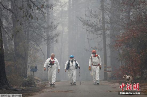 截至目前“坎普”山火造成的死亡人數(shù)升至50人，是加州歷史上致死人數(shù)最多的山火。