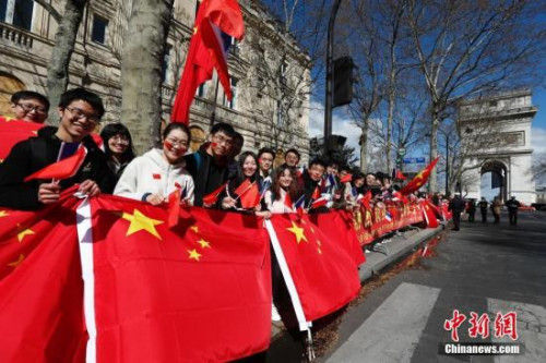 資料圖：法國的華僑華人與留學生。<a target='_blank' >中新社</a>記者 盛佳鵬 攝