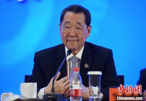 11月17日，中國僑商聯(lián)合會第五次會員代表大會在北京開幕。著名僑商、泰國正大國際集團董事長謝國民出席開幕會。<a target='_blank' >中新社</a>記者 侯宇 攝
