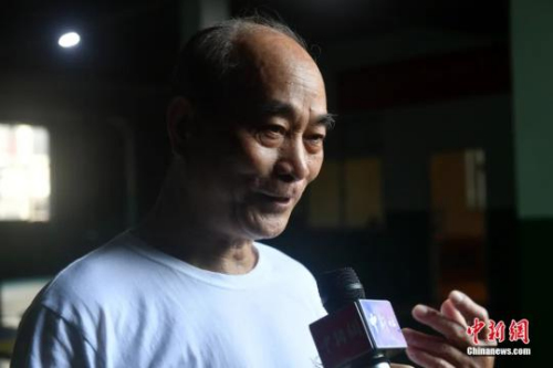 福建省武術協(xié)會鳴鶴拳研究會會長余丹秋。呂明 攝