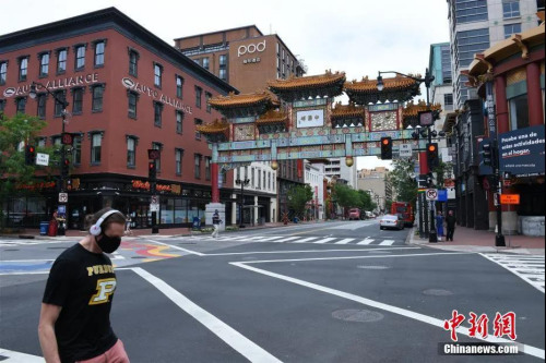 圖為華盛頓市中心的唐人街街景。（<a target='_blank' >中新社</a>記者 陳孟統(tǒng)攝）
