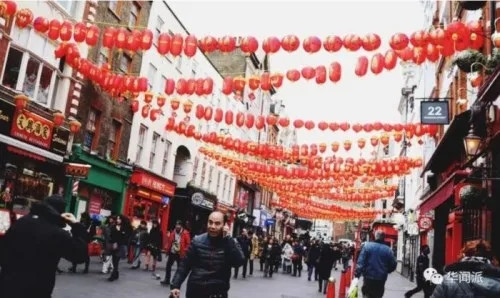 資料圖：封鎖前的倫敦中國城。(英國《華聞周刊》)