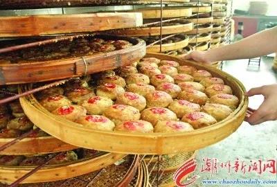 潮州點(diǎn)心意溪朥餅。潮州日報(bào)/黃春生 攝