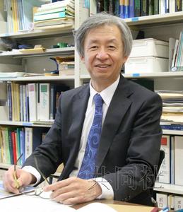 中國僑網(wǎng)圖為京都大學(xué)研究生院教授林為人。(日本共同社)