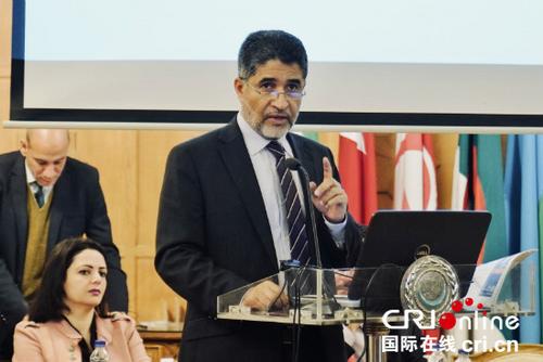中國(guó)僑網(wǎng)世衛(wèi)組織東地中海區(qū)域辦事處主任艾哈邁德·曼達(dá)里(中央廣電總臺(tái)國(guó)際在線/米春澤 攝)
