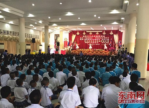 交流團在清邁演出現(xiàn)場