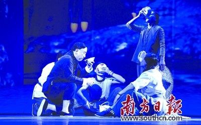 升級版《闖金山》中的《淘金郎》劇照。廖智輝