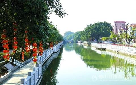 中國(guó)僑網(wǎng)南莊鎮(zhèn)羅南隆慶村古村落活化后的景色。 /佛山日?qǐng)?bào)記者甘建華攝