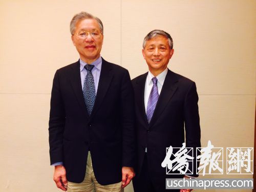 王文健博士(左)與許家杰博士(右)。