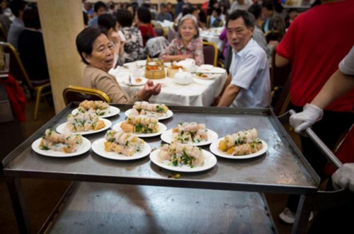 (資料圖:位于美國曼哈頓的一家中餐館)