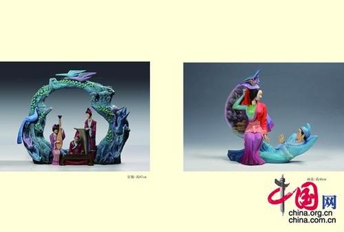 中國(guó)僑網(wǎng)泥人張第四代傳人 張錩作品
